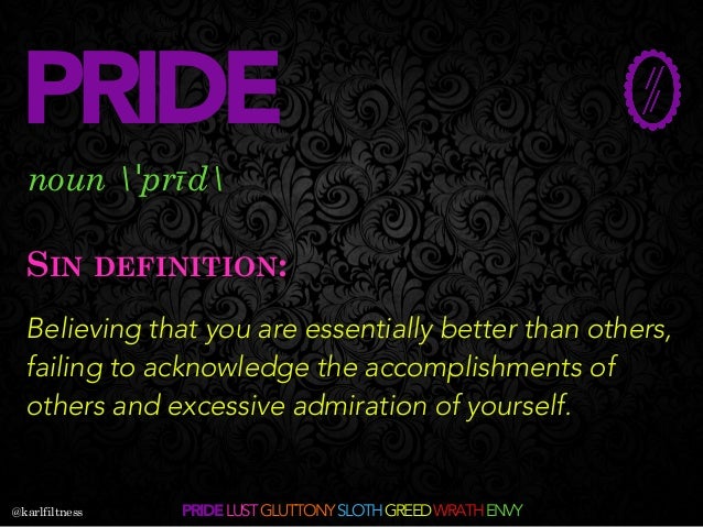 pic 7 Deadly Sins Pride Meaning 7 deadly sins meanings pride